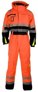 BS Gj&#248;vik allv&#230;rs Vinterkjeledress, kl.3 Unisex, Str. S, Oransje/Sort, HiVis