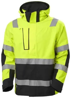 HH Alna 2.0 Skalljakke, HiVis kl.3 Mann, Str. XS, Gul/Sort