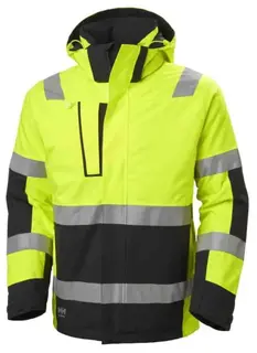 HH Alna 2.0 Vinterjakke, HiVis kl.3 Mann, Str. XS, Gul/Sort