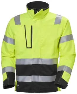 HH Alna 2.0 Arbeidsjakke, HiVis kl.3 Mann, Str. XS, Gul/koksgr&#229;