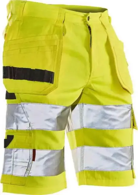 Jobman 2205 Arbeidsshorts, HiVis kl.2 Mann, Str. 48, Gul 