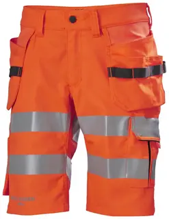 HH Alna 2.0 Arbeidsshorts, HiVis kl.1 Mann, Str. C52, Oransje