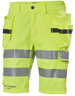 HH Alna 2.0 Arbeidsshorts, HiVis kl.1 Mann, Str. C52, Gul