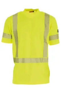 Tranemo 4872 T-skjorte Mann, Str. XS, HiVis Gul