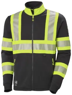 HH ICU Collegejakke, HiVis kl.1 Str. (US/ CA): XS, HiVis Gul