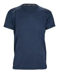 BS Majavatn Merino T-skjorte Unisex, Str. S, bl&#229;melert