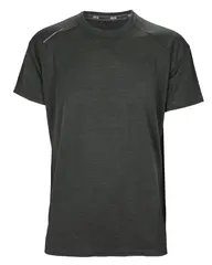 BS Majavatn Merino T-skjorte Unisex, Str. S, Gr&#248;nnmelert
