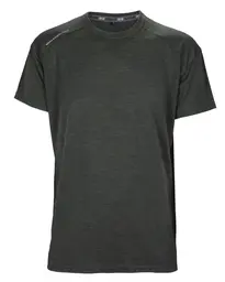 BS Majavatn Merino T-skjorte Unisex, Str. 3XL, Grønnmelert