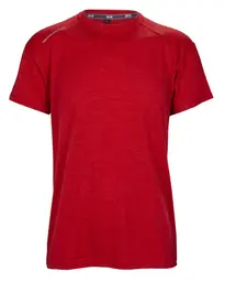 BS Majavatn Merino T-skjorte Unisex, Str. XL, Rødmelert