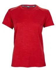 BS Majavatn Merino T-skjorte Dame, Str. XS, R&#248;dmelert