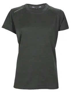 BS Majavatn Merino T-skjorte Dame, Str. XL, Grønnmelert