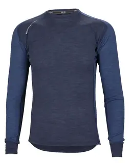 BS Majavatn Merino Undertr&#248;ye Unisex, Str. XS, Jeansbl&#229;/Himmelbl&#229;