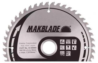 Makita Sirkelsagblad B-08969 HM tre Ø216X30 mm 48T