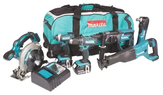 Makita Kombipakke DLX6038T 18V 5.0Ah 6 stk verkt&#248;y