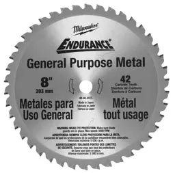 Milwaukee Sirkelsagblad for stål metall Ø203X15.87X1.8mm 42T