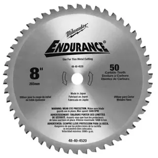 Milwaukee Sirkelsagblad for st&#229;l metall &#216;203X15.87X1.8mm 50T