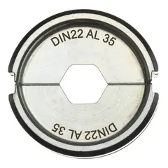 Milwaukee Pressbakke DIN22 AL 35 35mm aluminium