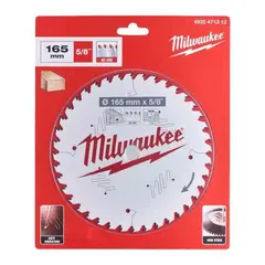 Milwaukee Sirkelsagblad for tre &#216;165X15.87X1.6mm 40T