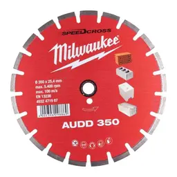 Milwaukee Diamantskive AUDD 350 Ø350mm