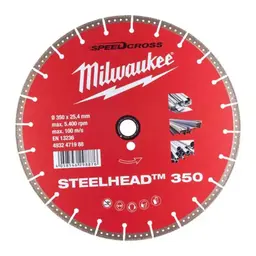 Milwaukee Diamantskive Steelhead 350 Ø350mm