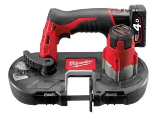 Milwaukee B&#229;ndsag M12 BS-402C 12V, 2x4Ah