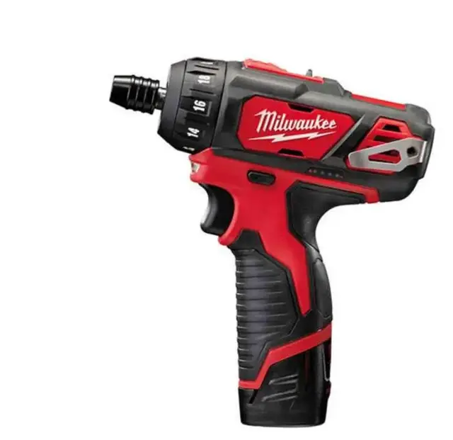 Milwaukee Skrutrekker M12 BD-202C 12V 2.0Ah, med koffert 