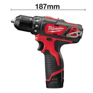 Milwaukee Bor/skrutrekker M12 BDD-202C 12V 2.0Ah, med koffert