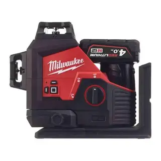 Milwaukee 3-planslaser M12 3PL-401C 12V, 1x4.0Ah, med koffert