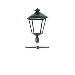 Norlys London 4112 Stolpelampe Sort, 17,5W, LED, IP54