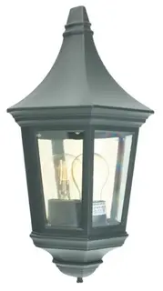 Norlys Venedig 261 Vegglampe Sort, 46W, Halo max, E27, IP54