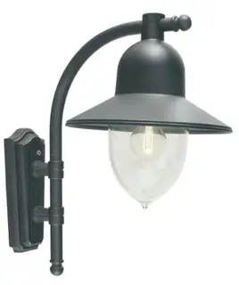 Norlys Como 370 Vegglampe Sort, 57W, Halo max, E27, IP54