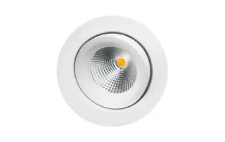 SG Armaturen Junistar Downlight Hvit, 2000-2800K, 7W, DimToWarm