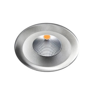 SG Armaturen Uniled Isosafe Downlight B&#248;rstet st&#229;l, 2700K, 7W