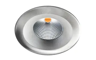 SG Armaturen Uniled Isosafe Downlight Børstet stål, 6W, DimToWarm