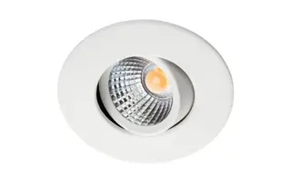 SG Armaturen Nano Tilt Downlight Hvit Matt, 3000K, 4W