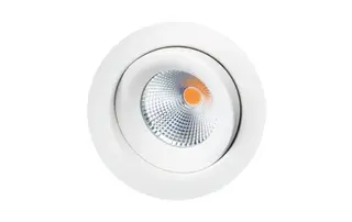 SG Armaturen Junistar Eco Downlight Hvit, 2700K, 6W, DALI, 8 STK