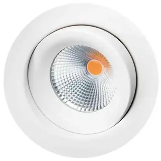 SG Armaturen Junistar Eco Downlight Sort, 2700K, 6W, 8 STK