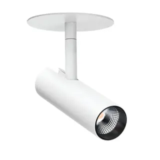 SG Armaturen Tube Micro R Downlight Hvit, 3000K, 15W