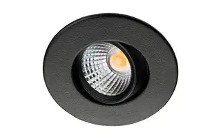 SG Armaturen Nano Tilt Downlight Sort, 2700K, 4W