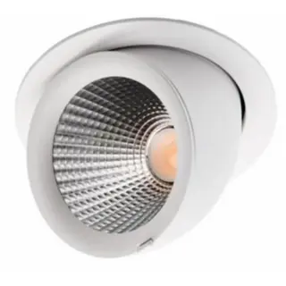 SG Armaturen Exclusive Midi Downlight Hvit, 4000K, 26W, DALI