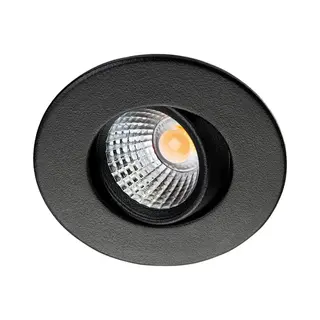 SG Armaturen Nano Tilt Downlight Sort, 2700K, 4W, IN/OUT