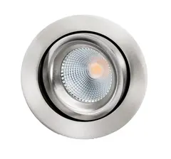 SG Armaturen Junistar Lux Downlight Børstet stål, 2700K, 7W