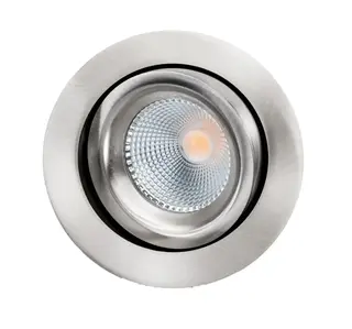 SG Armaturen Junistar Lux Downlight Børstet stål, 2700K, 7W