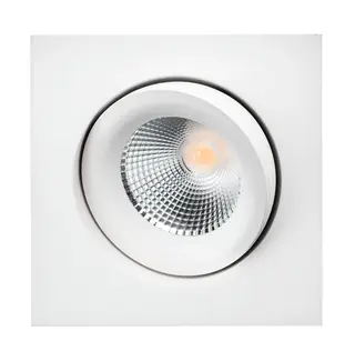 SG Armaturen Junistar Lux SQ Downlight Hvit, 4000K, 7W