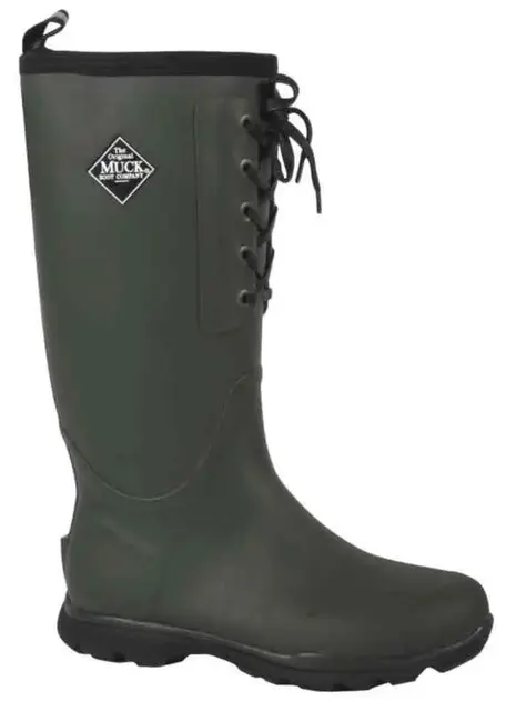 Muckboot Arbeidsstøvel Excursion Lace Unisex, Str. 48, Grønn, Par 