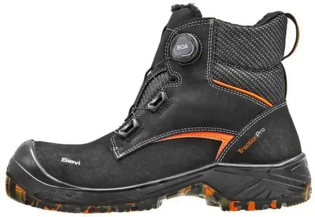 Sievi Verneskolett Hiker Roller+ Boa S3 Mann, Str. 41, Sort/Oransje, Par 