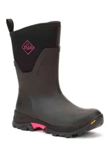 Muckboot Arbeidsst&#248;vel Arctic Grip Dame, Str. 37, Sort/Rosa, Par