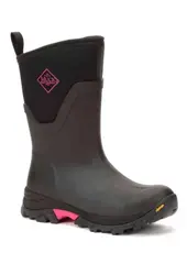 Muckboot Arbeidsst&#248;vel Arctic Grip Dame, Str. 41, Sort/Rosa, Par