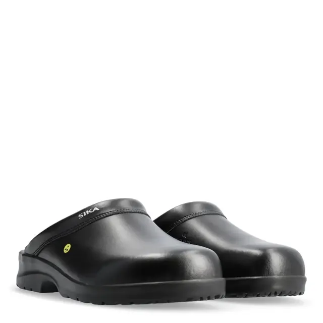 Sika Arbeidsklogg 19468 Fusion Clog Esd Unisex, Str. 36, Sort, Par 