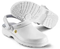 Sika Arbeidsklogg 19467 Fusion Clog Esd Unisex, Str. 36, Hvit, Par